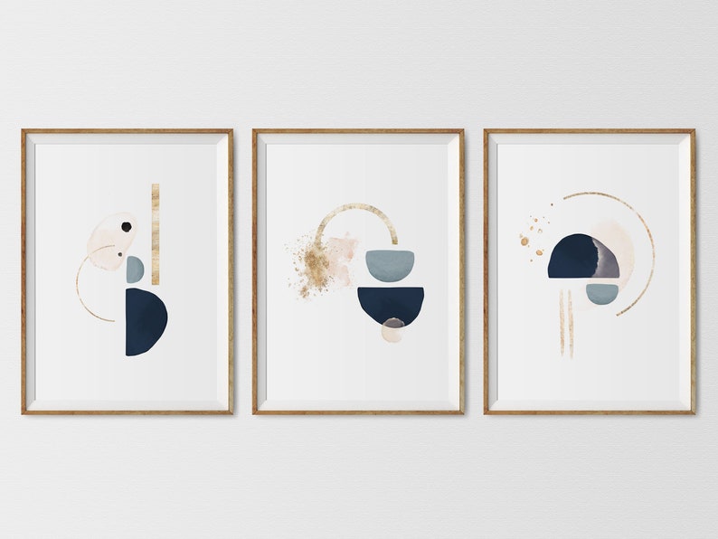 Abstract Office Wall Art Modern Office Decor Home Office Etsy