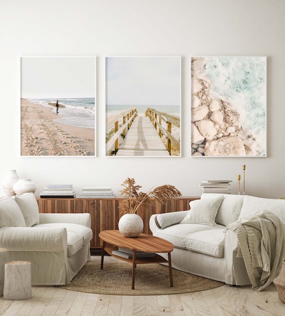 Surf Print Beach Photo Beach Bedroom Decor Surfing Print Coastal Wall Art