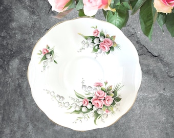 Royal Albert Lily of the Valley vintage 1970s replacement orphan saucer