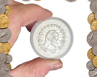 Sydney Olympics 2000 Royal Australian Mint, Perth Mint: The Dreamtime 1oz silver proof five dollar coin