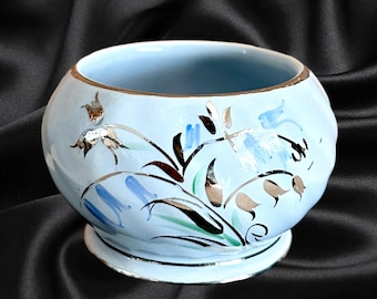 Sadler Bluebell pattern 1604 vintage 1930s small sugar bowl