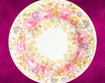 Royal Albert 1940s Serena chintz pin dish pink rose design