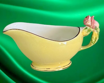 Royal Winton Rosebud vintage 1950s small gravy, sauce or milk jug