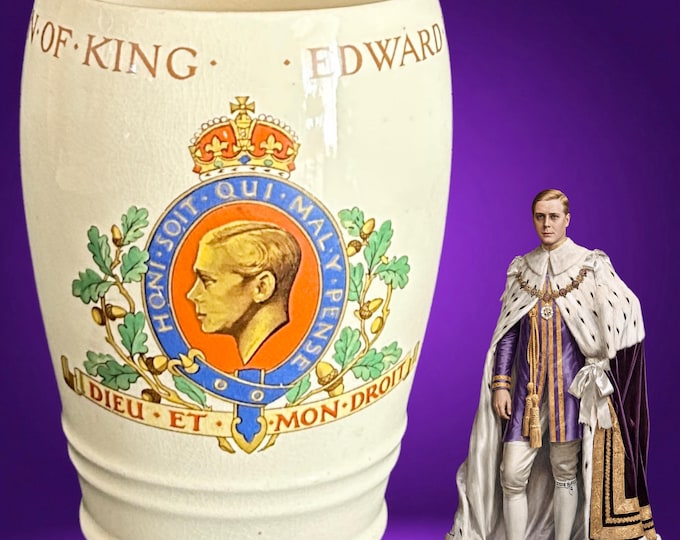 Featured listing image: Solian Ware England vintage 1930s King Edward VIII porcelain souvenir Coronation Cup