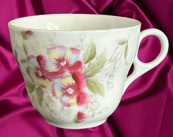 Vintage 1970s floral replacement orphan bone china tea cup