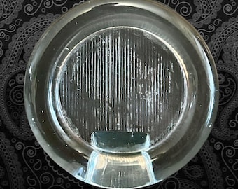 Mikasa vintage 1980s round 9cm glass photo picture frame