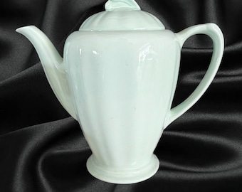 Glamour J & G Meakin England Jade vintage 1940s coffee pot, pitcher