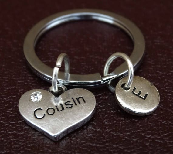 Cousin Keychain Custom Keychain Custom Key Ring Cousin Etsy