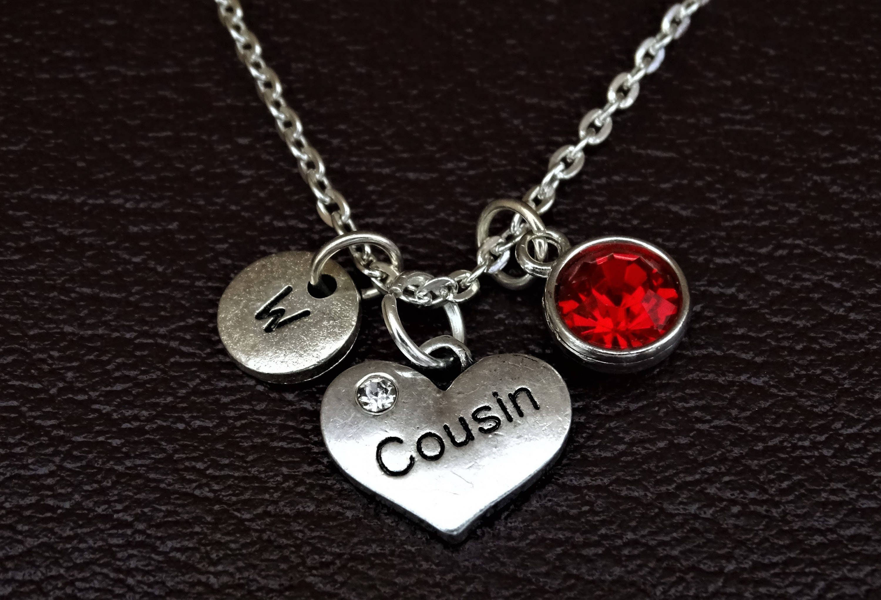 Cousin Necklace Cousin Jewelry Cousin Charm Cousin Pendant Etsy