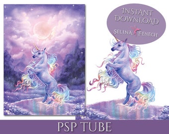 PSP Tagger Tube - Rainbow Dreams - Fairy Fantasy Digital Scrapbooking Download PSD Graphic