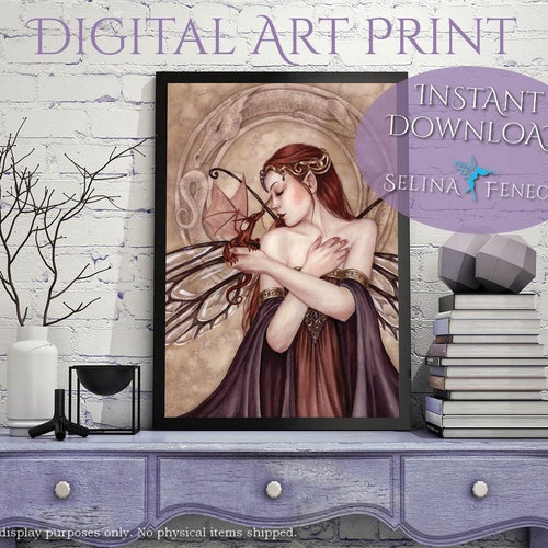 Riddle Fairy Art Print / Fantasy Artwork / Selina Fenech / - Etsy