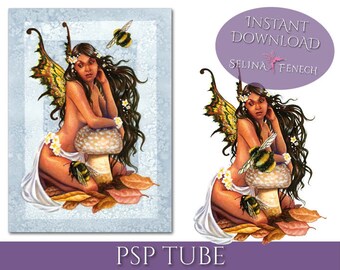 PSP Tagger Tube - Melita - Fairy Fantasy Digital Scrapbooking Download PSD Graphic