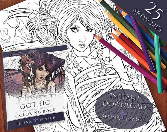 Featured image of post Gothic Dark Dark Fantasy Coloring Pages : If you&#039;re into goth and dark fantasy stories, then you&#039;ll love these comics.