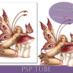 PSP Tagger Tube - Small Things - Fee Schmetterling Fantasy Digital Scrapbooking Download PSD Grafik