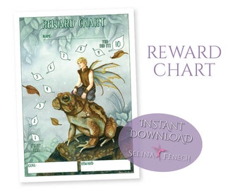 Gráfico de recompensas - Barnabus - Fantasy Art Fairy Papelería imprimible Descargar por Selina Fenech