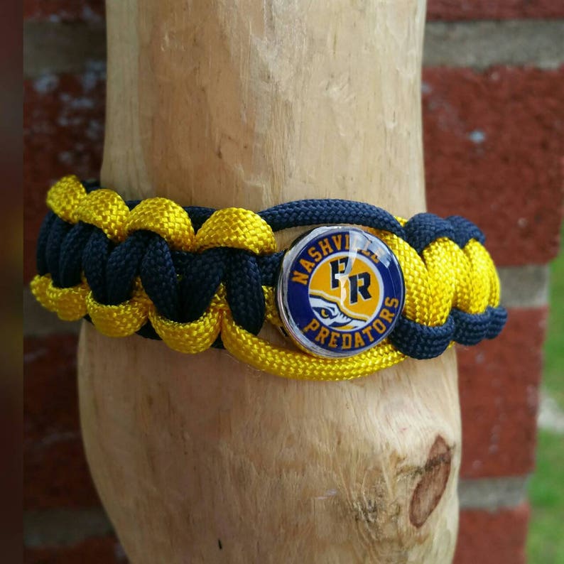 Nashville Predators paracord bracelet your choice of image