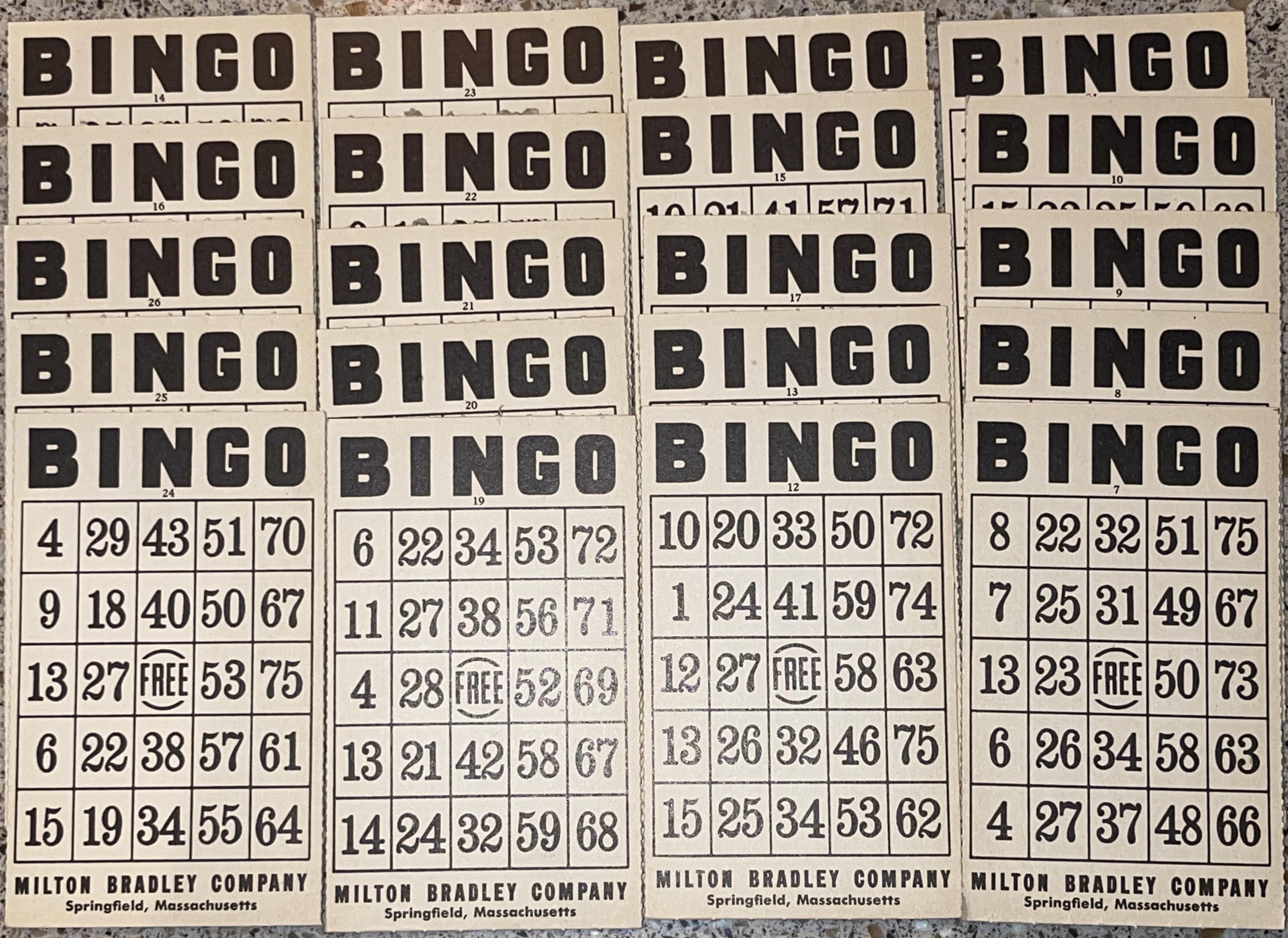 アメリカヴィンテージ ビンゴカード 50冊 m40613008442_1.jpg?1748601806