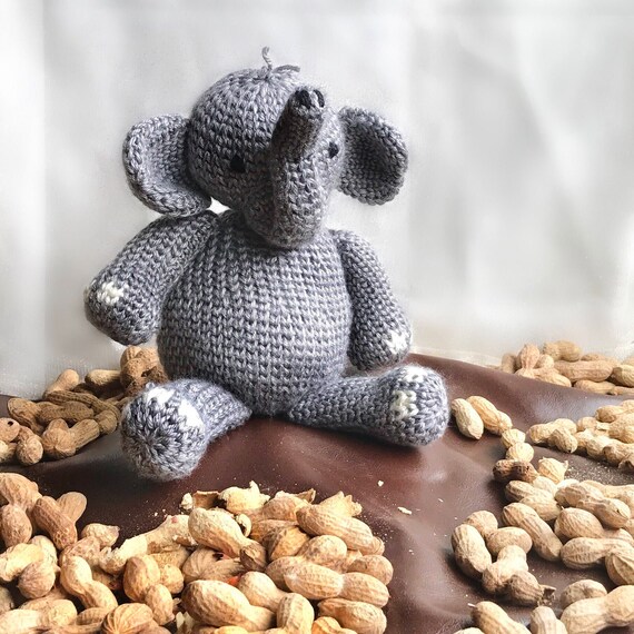 Handmade Elephant Stuffed Animal Cute Elephant Plush Etsy