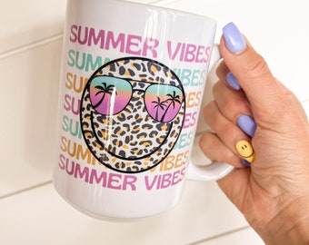 Summer Vibes Mug • Summer Mug • Summertime Mug • Vaca Mode • Vaca Mug