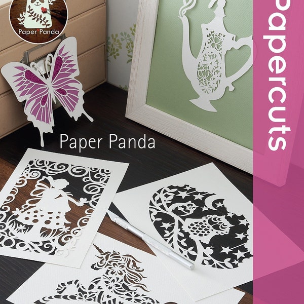 Papercuts (Twenty To Make) techniques of paper cutting by Paper Panda ALWAYS FREE SHIPPING