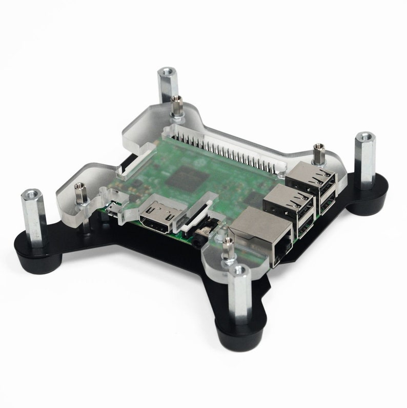 PiCano Black is a VESA mount and bracket case for Raspberry Pi. image 6