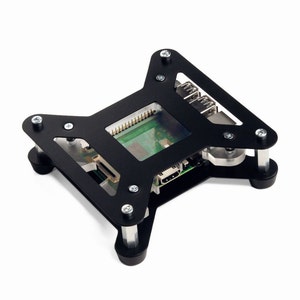 PiCano Black is a VESA mount and bracket case for Raspberry Pi. image 1