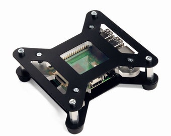 PiCano "Black" is a VESA mount and "bracket" case for Raspberry Pi.