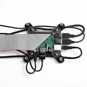 PiCano Black is a VESA mount and bracket case for Raspberry Pi. image 5