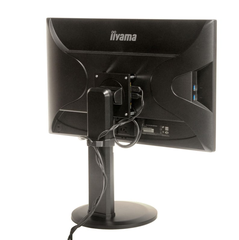 PiCano Black is a VESA mount and bracket case for Raspberry Pi. image 4