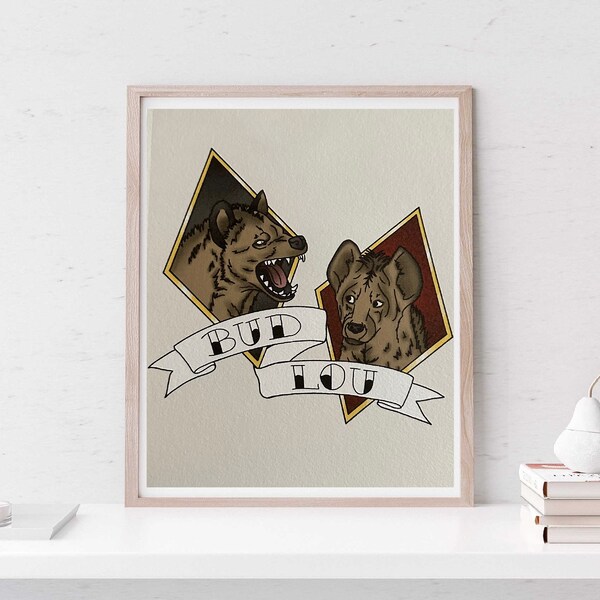 Hyenas Tattoo - Etsy