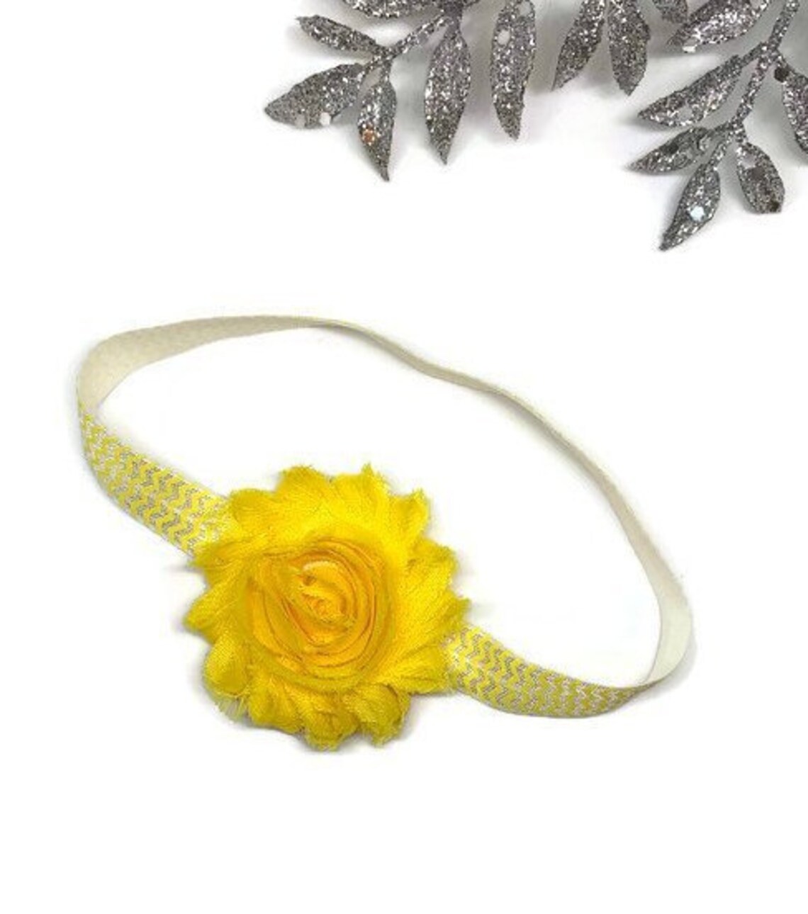 yellow newborn headband