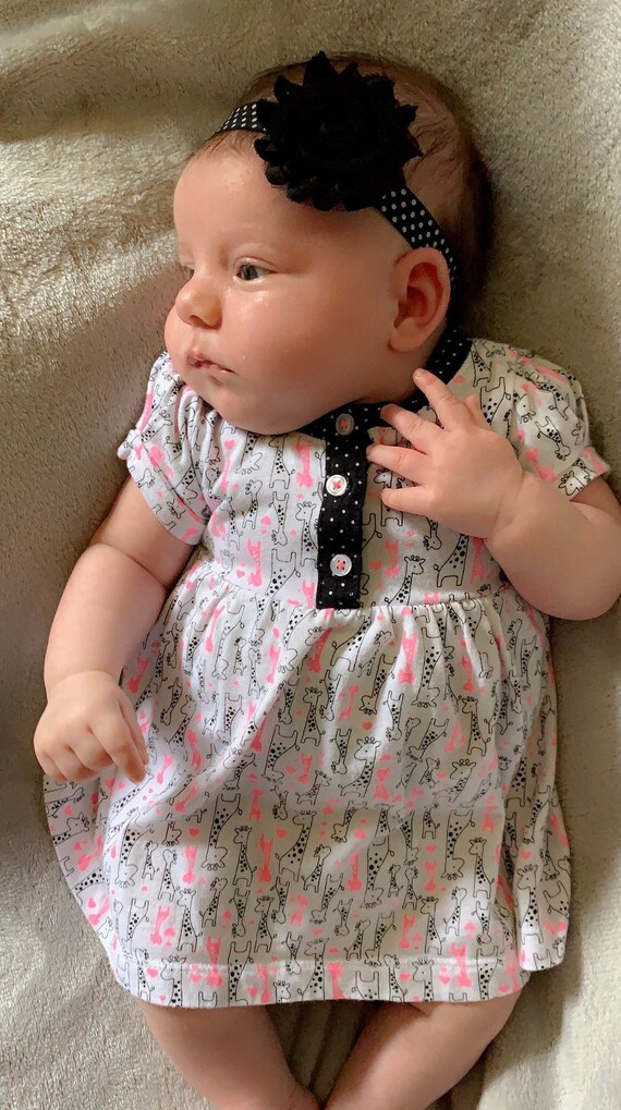 black hair band for baby girl