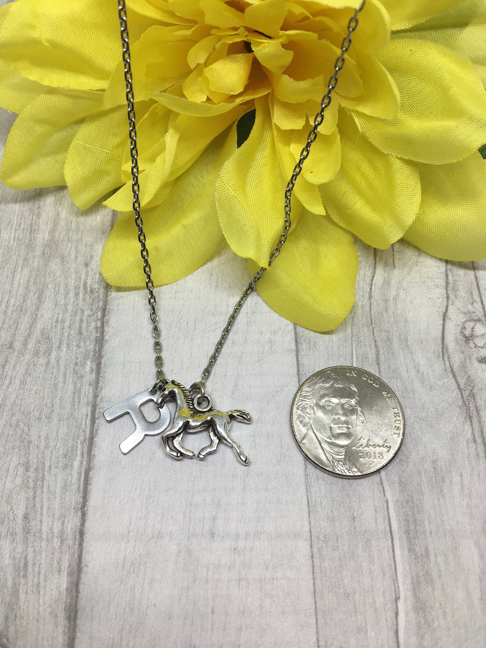 Horse Necklace Most Popular Item Equestrian Necklace Horse Etsy