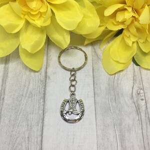 Cowboy Boot Keychain Western Keychain Keyring for Cowgirl Horse Jewelry ...