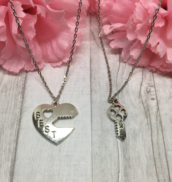 Best friend key necklaces best sale