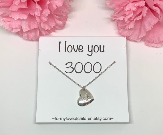 I love you 3000 daughter necklace deals