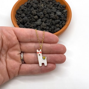 Gold Llama Necklace for Man or Woman Giant Size 14kt Gold Vermeil Llama Necklace Gift for Him or Her llama Lover peru Animal Necklace Etsy