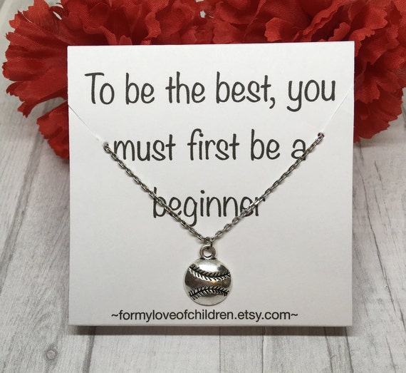 etsy baseball necklace