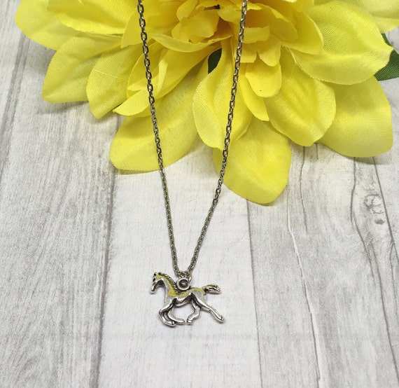 Little girl horse necklace sale