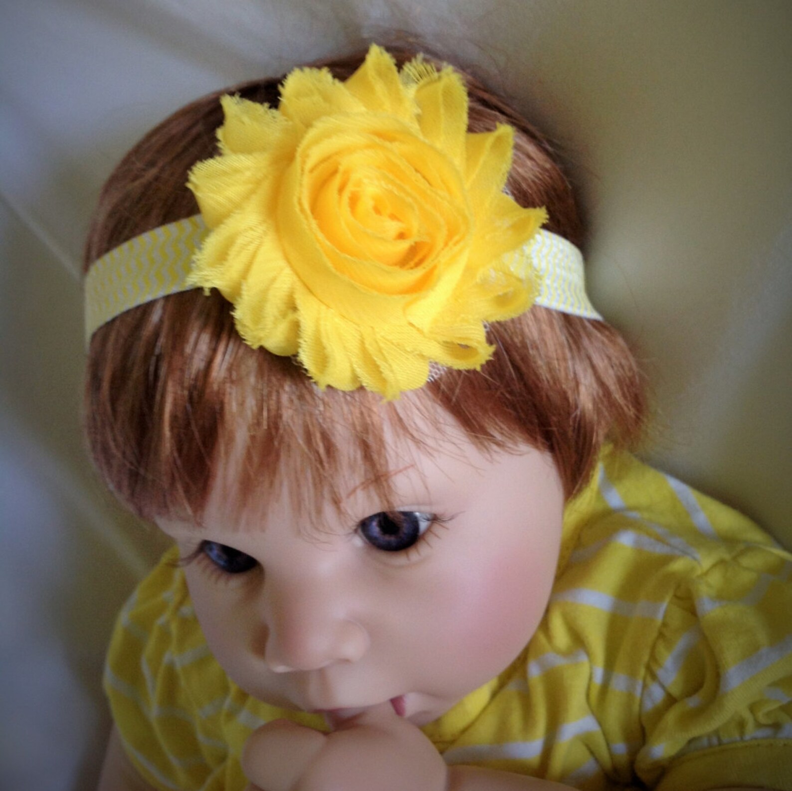 Yellow headband baby headband newborn hairbow gift for new Etsy