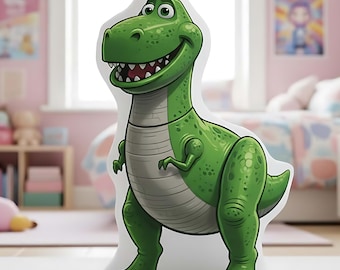 Disney Pixar Toy Story Pillow, Toy Story T Rex Ugly Plush Pillow, Buzz Lightyear Woody Birthday Gift, Home Sofa Decoration, Birthday Gift