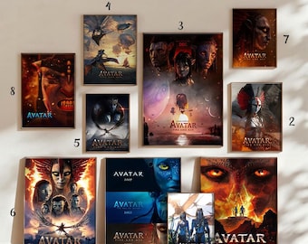 Póster de Disney Avatar: Fuego y Ceniza, lienzo decorativo para pared, pintura decorativa de película para la decoración del hogar, regalo sin marco.