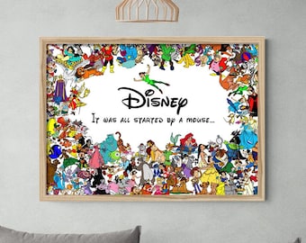 ファンタジア ポスター ヴィンテージ ディズニー映画ポスター