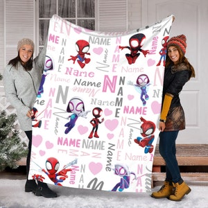 Spidey And His Amazing Friends Throw Blanket for Sale by Vegas Cara