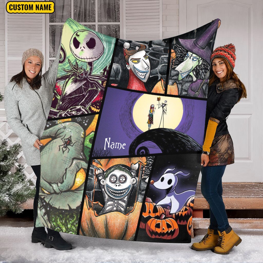 Jack Skellington Blanket Etsy Canada