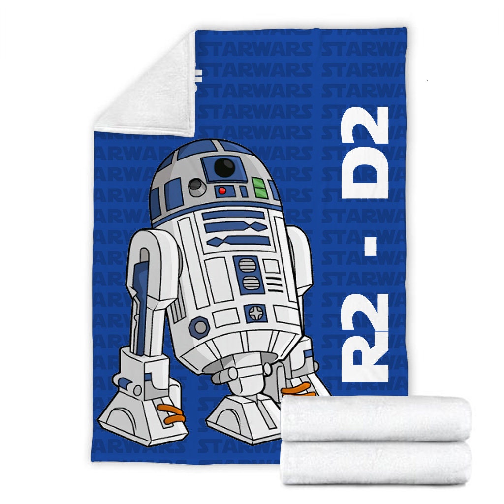 Star Wars R2-D2 Blanket, Star Wars Characters Blanket, Disney Star