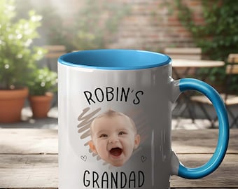Custom Baby Face Mug,  New Grandma Birthday Gift, Grandmother Gifts, Picture Mug, Coffee Mug for Grandma, Personalized Mug with Baby Photo