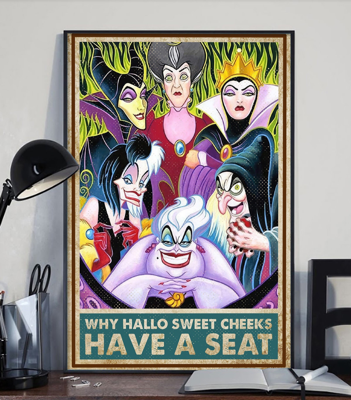 【限定品】ウォルト ディズニー ヴィランズ ビンテージポスター 限定品】ウォルト ディズニー ヴィランズ ビンテージポスター