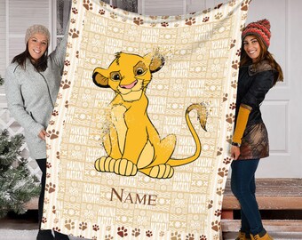 Lion king fleece blanket hotsell