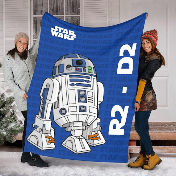 Star Wars R2-D2 Blanket, Star Wars Characters Blanket, Disney Star